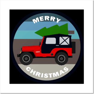 [JEEP] Driving Home for Christmas Posters and Art